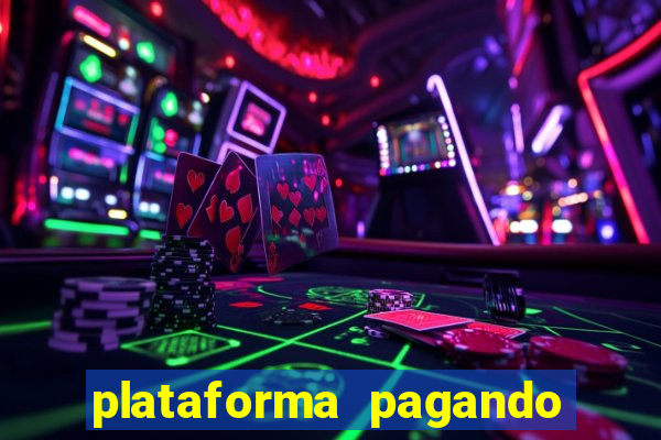 plataforma pagando no cadastro